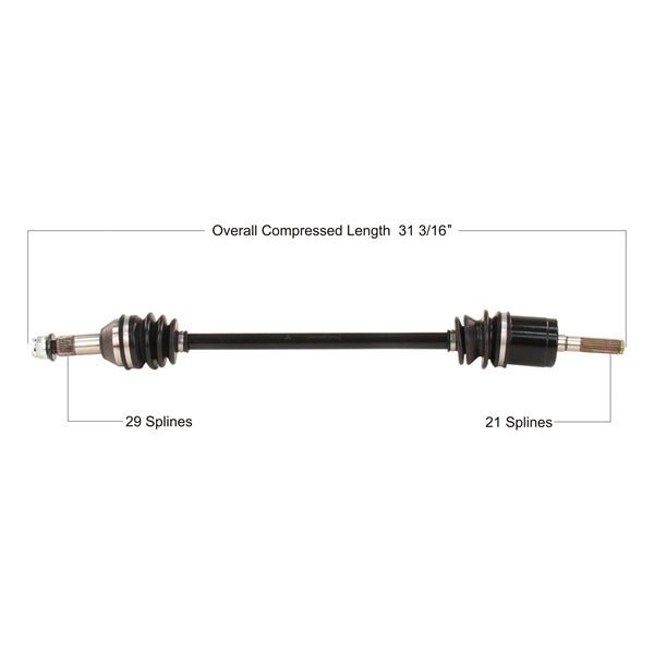Trakmotive Complete Axle - DRIVEN Canada's Powersports 840140502947CAN-7084