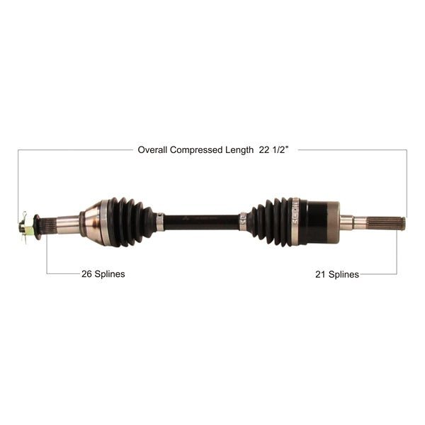 TRAKMOTIVE COMPLETE HD AXLE (CAN - 6090HD) - Driven Powersports Inc.840140503067CAN - 6090HD