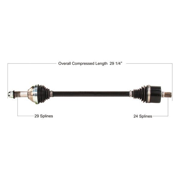 TRAKMOTIVE COMPLETE HD AXLE (CAN - 6093HD) - Driven Powersports Inc.840140503098CAN - 6093HD