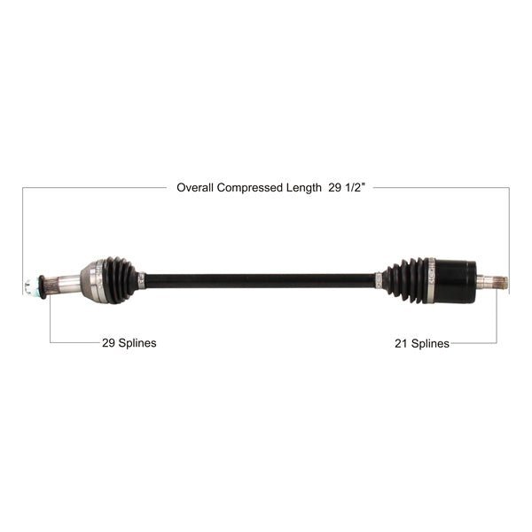 TRAKMOTIVE COMPLETE HD AXLE (CAN - 6083HD) - Driven Powersports Inc.840140502992CAN - 6083HD