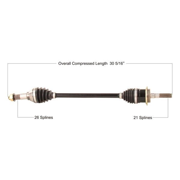 Trakmotive Complete HD Axle - DRIVEN Canada's Powersports 844084085887CAN-6073HD