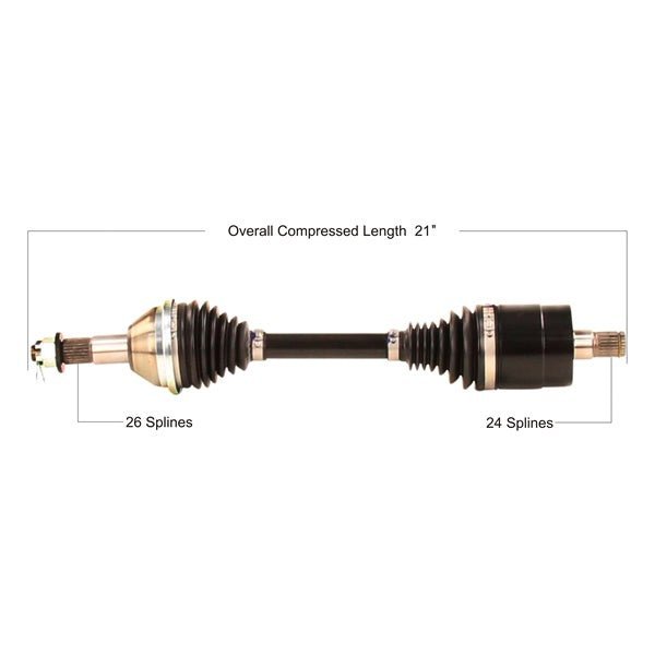 Trakmotive Complete HD Axle - DRIVEN Canada's Powersports 840140503081CAN-6092HD