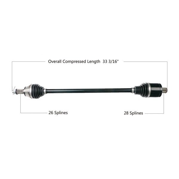 Trakmotive Complete HD Axle - DRIVEN Canada's Powersports 844084070500POL-6080HD