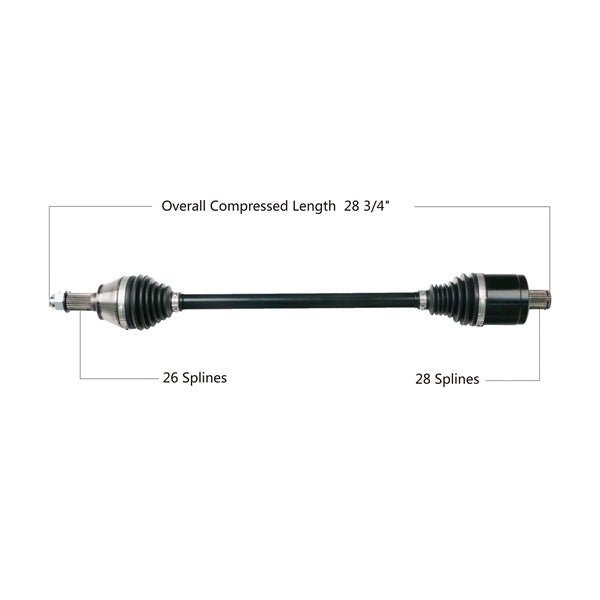 Trakmotive Complete HD Axle - DRIVEN Canada's Powersports 844084070449POL-6081HD
