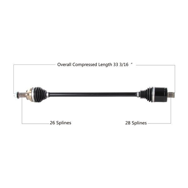 Trakmotive Complete HD Axle - DRIVEN Canada's Powersports 844084081346POL-6083HD