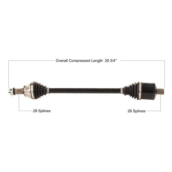 Trakmotive Complete HD Axle - DRIVEN Canada's Powersports 844084089984POL-6088HD