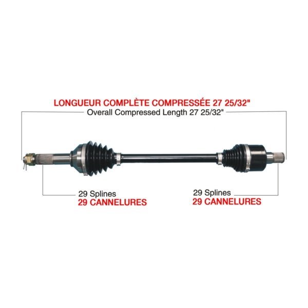 TRAKMOTIVE COMPLETE HD AXLE (KAW - 6014HD) - Driven Powersports Inc.844084084309KAW - 6014HD