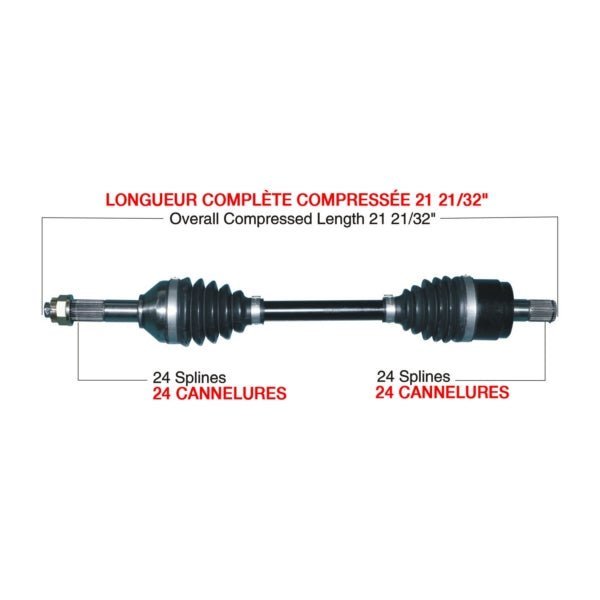 TRAKMOTIVE COMPLETE HD AXLE (KAW - 6002HD) - Driven Powersports Inc.844084078759KAW - 6002HD