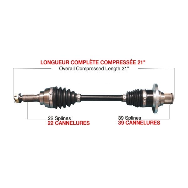 TRAKMOTIVE COMPLETE HD AXLE (SUZ - 6004HD) - Driven Powersports Inc.844084084606SUZ - 6004HD