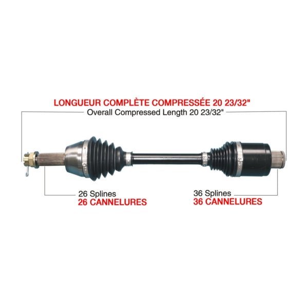 Trakmotivehd Complete HD Axle - DRIVEN Canada's Powersports 844084084330POL-6003HD
