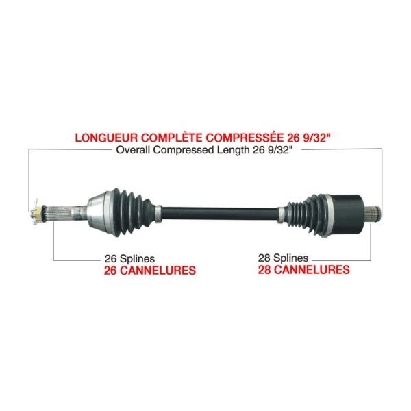 Trakmotivehd Complete HD Axle - DRIVEN Canada's Powersports 844084084385POL-6014HD