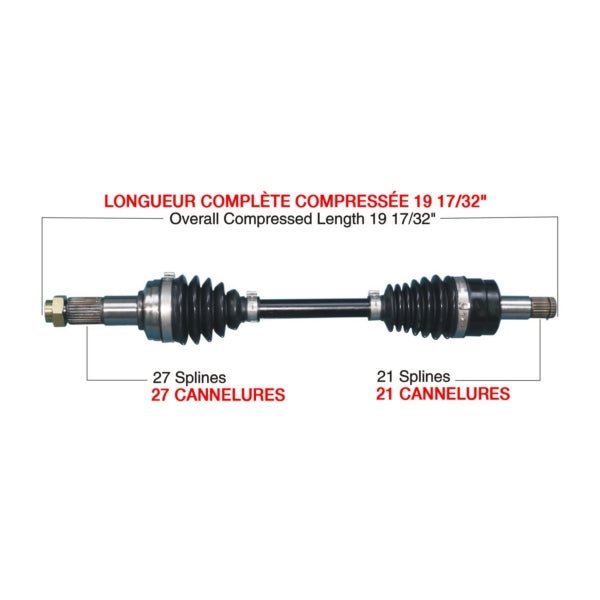 Trakmotivehd Complete HD Axle - DRIVEN Canada's Powersports 844084078605YAM-6004HD