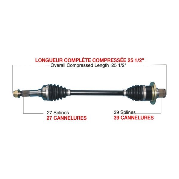 Trakmotivehd Complete HD Axle - DRIVEN Canada's Powersports 844084084675YAM-6026HD