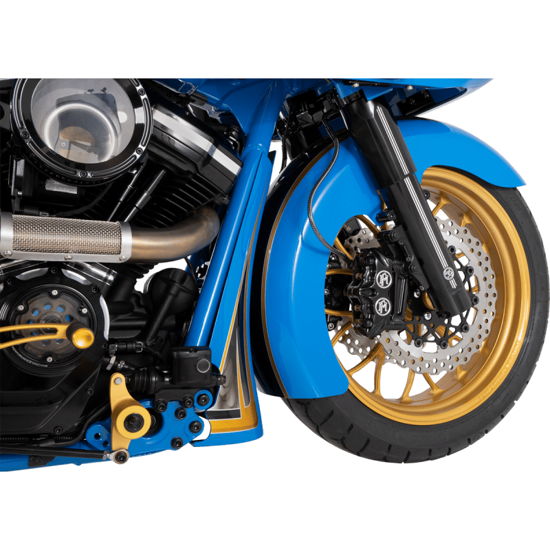 TRASK 17 - 19 FLHT TRASK CHIN SPOILER EXC TW/COOLED - Driven Powersports Inc.TM - 2100