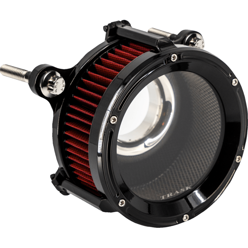 TRASK AIR CLEANER ASSAULT HIGH FLOW KIT GLS/BLK (TM - 1024GBK) - DRIVEN Canada's Powersports TM - 1024GBK
