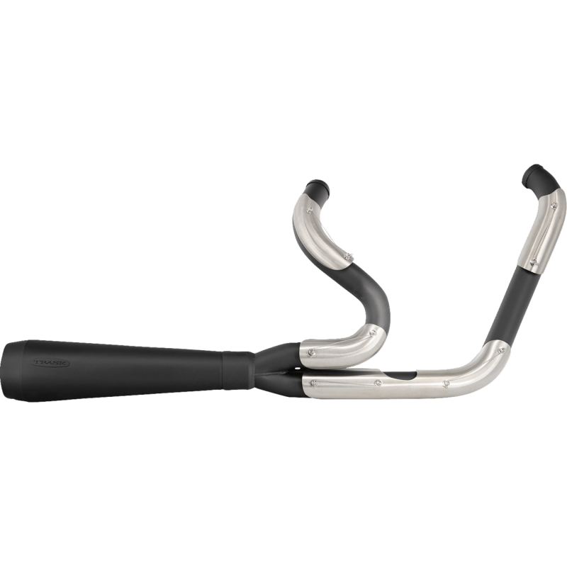 TRASK EXH 2:1 ASLT BLK/SS 06 - 17 (TM - 5020BK) - DRIVEN Canada's Powersports TM - 5020BK