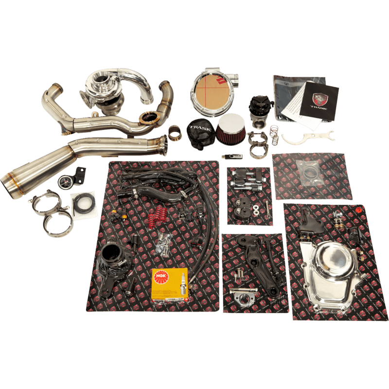 TRASK TORNADO PERFORMANCE KIT M8 POLISHED STAINLESS STEEL (TM - 7600 - PO) - DRIVEN Canada's Powersports TM - 7600 - PO