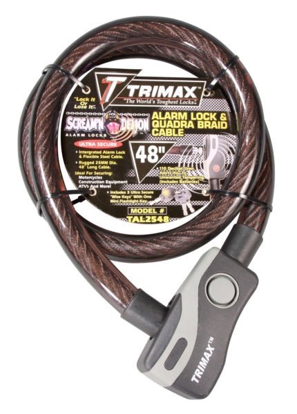 Trimax Cable Lock, 3 Keys - DRIVEN Canada's Powersports 7-97824-10139-5TQ2548