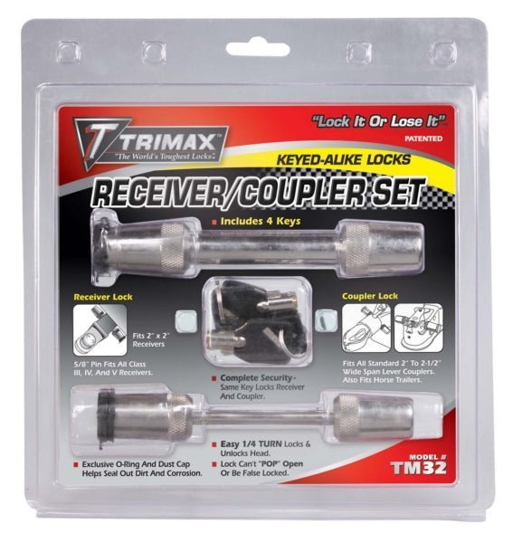 Trimax Trailer Coupling Lock, Universal - DRIVEN Canada's Powersports 7-97824-10017-6TM32