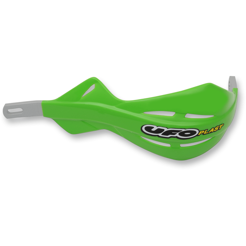 UFO ALU HANDGUARDS FOR 7/8 BARS KX Green 3/4 Front - Driven Powersports