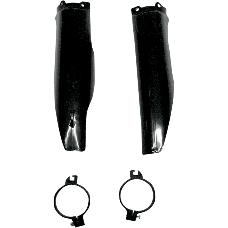 UFO KX125/250 04 FORK SLIDER PROTECTORS BLCK - Driven Powersports Inc.KA03752 - 001