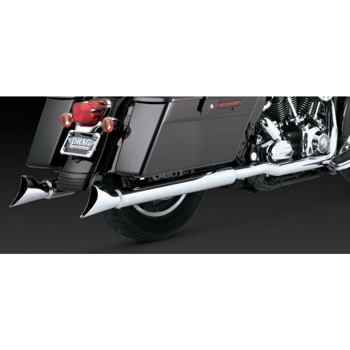 VANCE AND HINES DRESSER DUALS HEAD PIPES CHROME - 16799 / 46799 - Driven Powersports Inc.46799