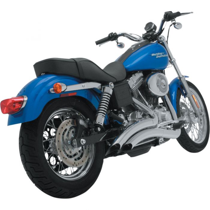 VANCE AND HINES BIG RADIUS 2 - INTO - 2 EXHAUST SYSTEM CHROME / CHROME - 26007 - Driven Powersports Inc.26007