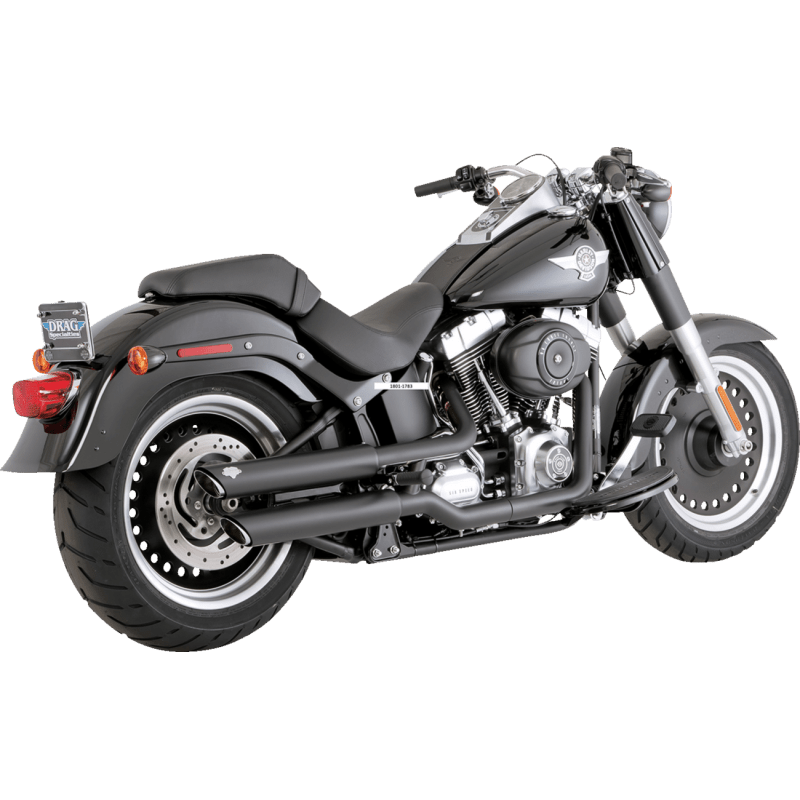 VANCE & HINES MUFFLERS 3" TWIN SLASH FATBOY DEUCE - DRIVEN Canada's Powersports 46844