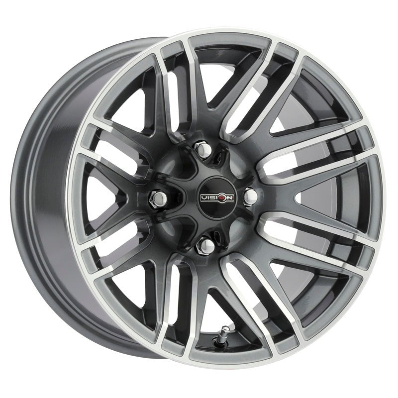 VISION WHEELS ASSAULT WHEEL GUNMETAL 14X7 (4+3) 4/136 (112 - 147136GMMF4) - DRIVEN Canada's Powersports 886821179237112 - 147136GMMF4