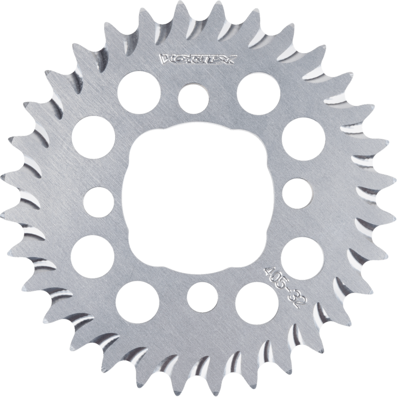 VORTEX SPROCKET ALUM REAR 420 - 32 TOOTH SLVR (405 - 32) - DRIVEN Canada's Powersports 405 - 32