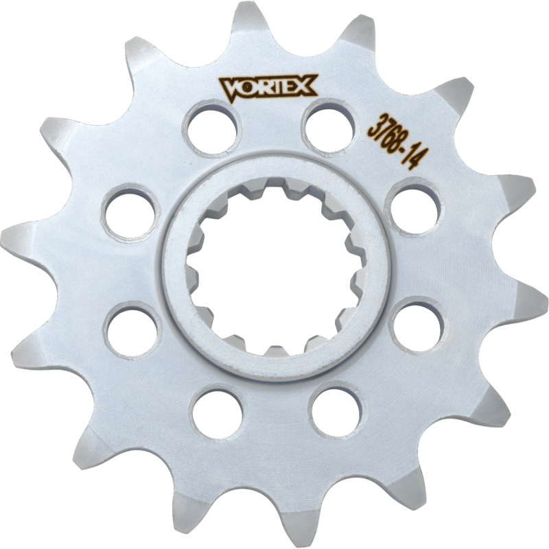 VORTEX SPROCKET STEEL FRONT 520 - 14 TOOTH SLVR (3769 - 14) - DRIVEN Canada's Powersports 3769 - 14
