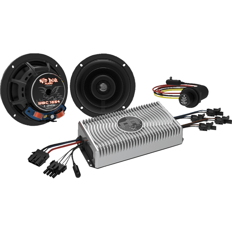 WILD BOAR AUDIO AMP/SPEAKER/BLUETOOTH CONTROLLER FLHT STD (WBA FLHT - BT) - DRIVEN Canada's Powersports WBA FLHT - BT