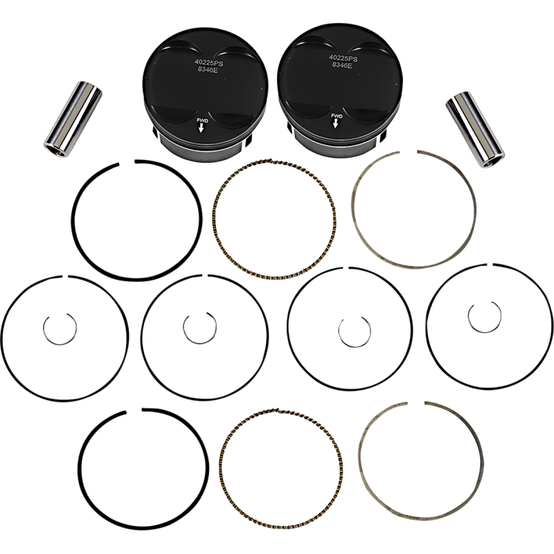 WISECO PISTON PISTON KT M8 CVO 128CI (K2802) - DRIVEN Canada's Powersports K2802