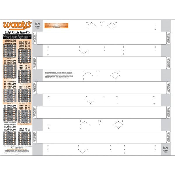 WOODY'S 286T TEMPLATE (286T - TEMP - 2) - DRIVEN Canada's Powersports 286T - TEMP - 2