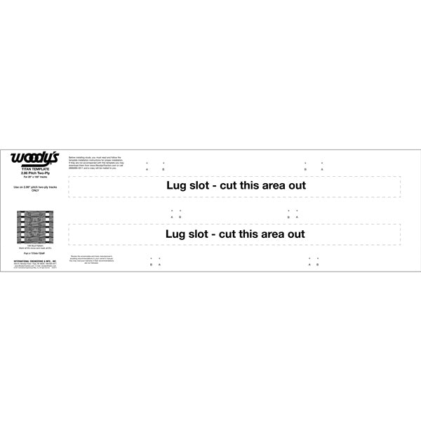 WOODY'S TITAN TEMPLATE (TITAN - TEMP) - DRIVEN Canada's Powersports TITAN - TEMP
