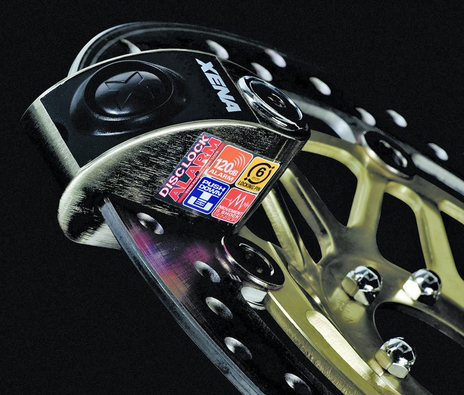 XENA STAINLESS MICRO DISC LOCKALARM 6MM PIN (XZZ6L - SS) - DRIVEN Canada's Powersports 87684600266XZZ6L - SS