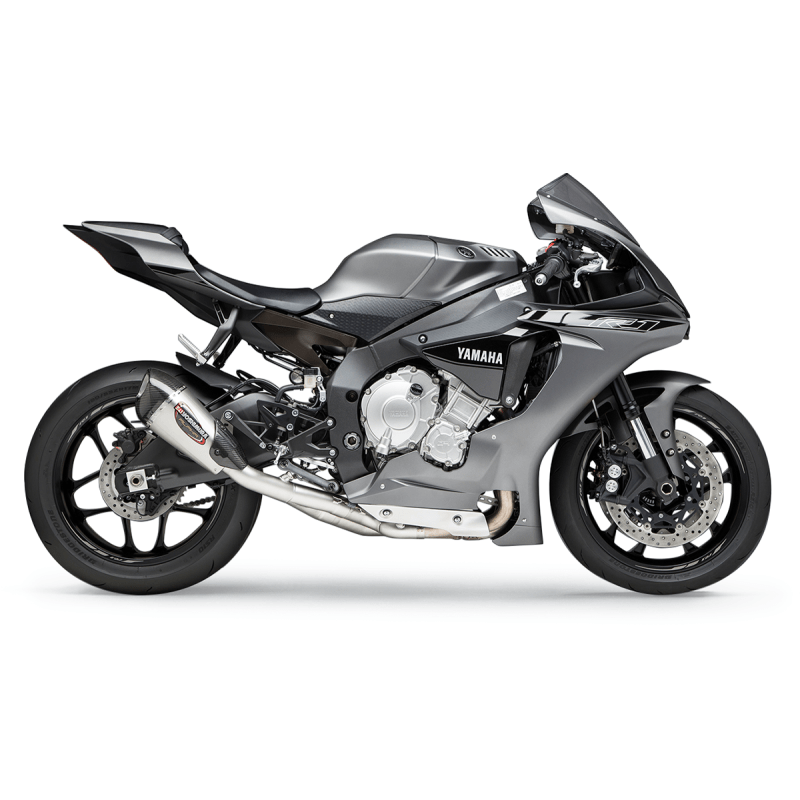 YOSHIMURA 15 - 23 R1 ALPHA 3/4 SS/SS/CF WORKS FINISH (13141CP520) - DRIVEN Canada's Powersports 13141CP520