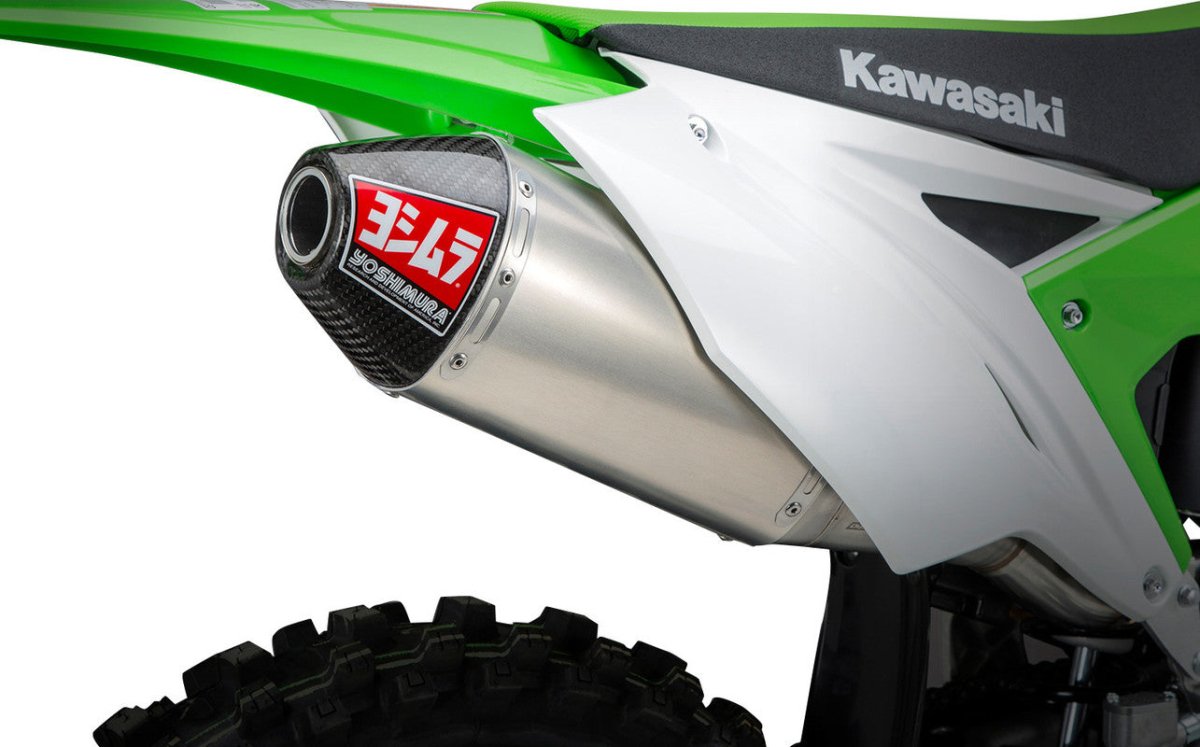 YOSHIMURA 17 - 20 KX250F RS - 4 FS SS/AL/CF (242930D320) - DRIVEN Canada's Powersports 242930D320