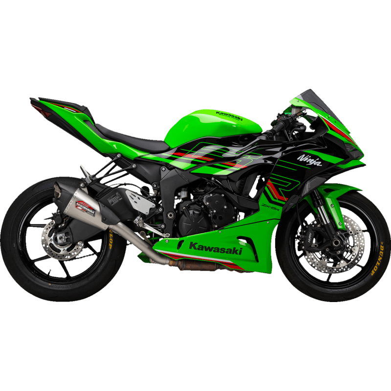 YOSHIMURA 19 - 24 ZX - 6R AT2 STREET 3/4 SYTEM SS/SS/CF WF (14642CP522) - DRIVEN Canada's Powersports 14642CP522