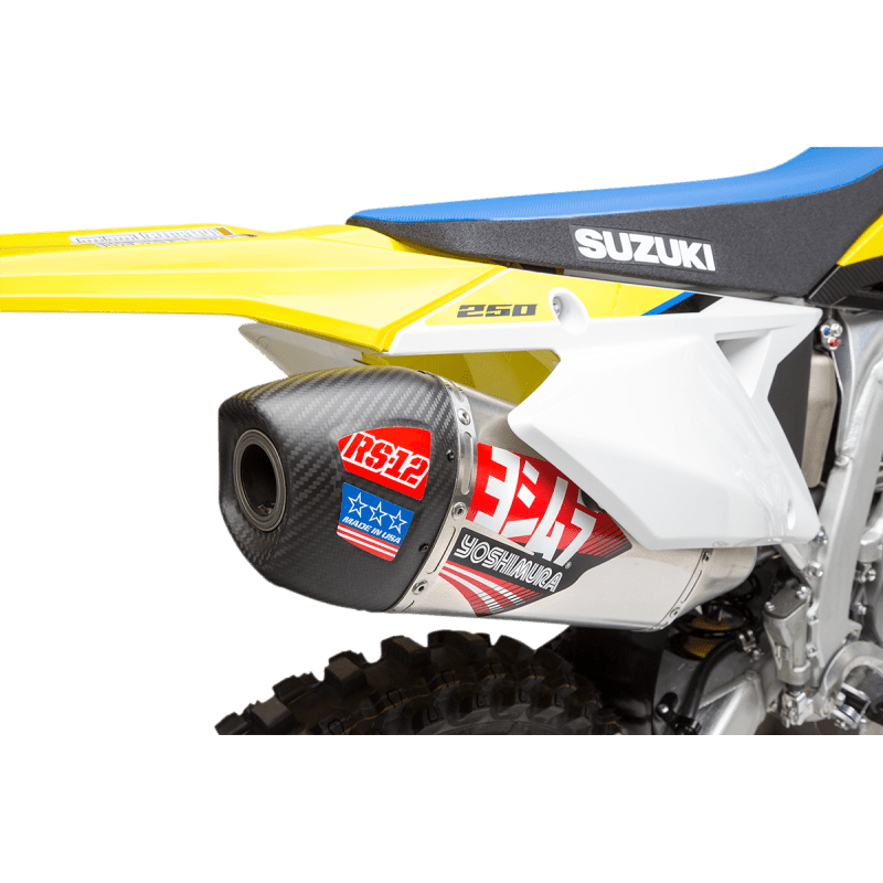 YOSHIMURA 19 - 22 RM - Z250 RS - 12 SIG FS SS/AL/CF (218320S320) - DRIVEN Canada's Powersports 218320S320
