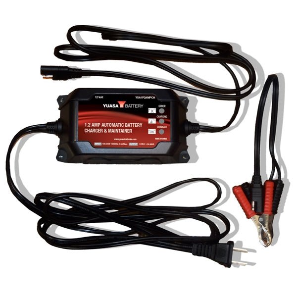YUASA BATTERY CHARGER (YUA1P2AMPCH) - DRIVEN Canada's Powersports 048493201009YUA1P2AMPCH