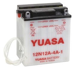 YUASA 12N12A - 4A - 1 CONVENTIONAL 12V BATTERY (YUAM2221B) - DRIVEN Canada's Powersports 048493222127YUAM2221B