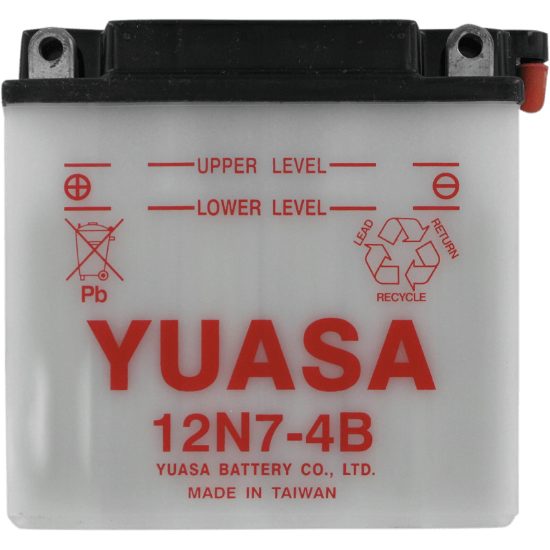 YUASA 12N7 - 4B CONVENTIONAL 12 VOLT (YUAM2270B) - DRIVEN Canada's Powersports 048493227023YUAM2270B