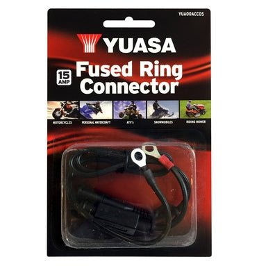 YUASA SAE FUSED RING CONNECTOR (3AMP/18AMG WIRE) (YUA00ACC05) - DRIVEN Canada's Powersports 048493130057YUA00ACC05