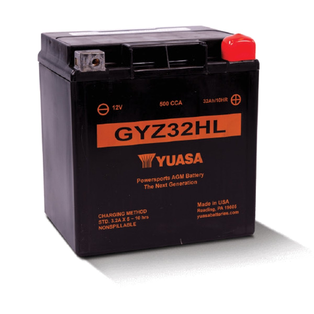 YUASA GYZ SERIES BATTERY (YUAM732GHL) - DRIVEN Canada's Powersports YUAM732GHL