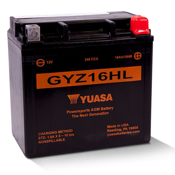 YUASA GYZ16HL FACTORY ACTIVATED 12V BATTERY (YUAM716GHL) - DRIVEN Canada's Powersports 048493821689YUAM716GHL