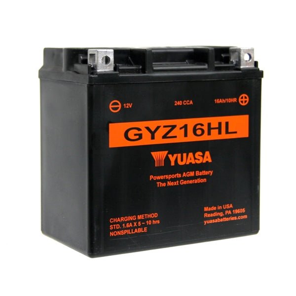 YUASA GYZ16HL FACTORY ACTIVATED 12V BATTERY (YUAM716GHL) - DRIVEN Canada's Powersports 048493821689YUAM716GHL