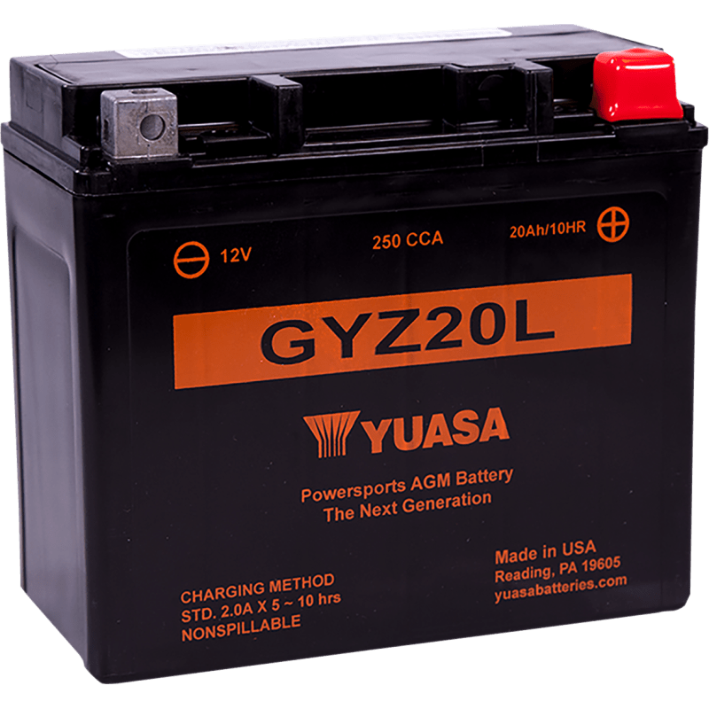 YUASA GYZ20L FACTORY ACTIVATED 12V BATTERY (YUAM720GZ) - DRIVEN Canada's Powersports 048493820194YUAM720GZ