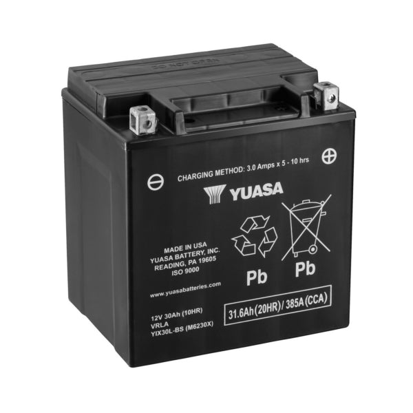 YUASA BATTERY MAINTENANCE FREE AGM HIGH PERFORMANCE (YUAM6230XPW) - DRIVEN Canada's Powersports 048493623054YUAM6230XPW