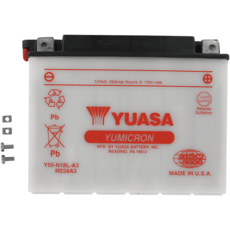 YUASA Y50 - N18L - A3 YUMICRON 12 VOLT (YUAM228A3) - DRIVEN Canada's Powersports 048493012834YUAM228A3